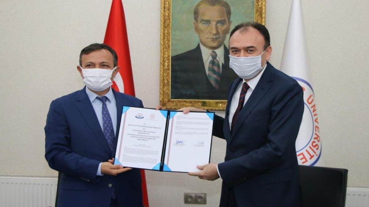 erü de iki protokol imzalandı