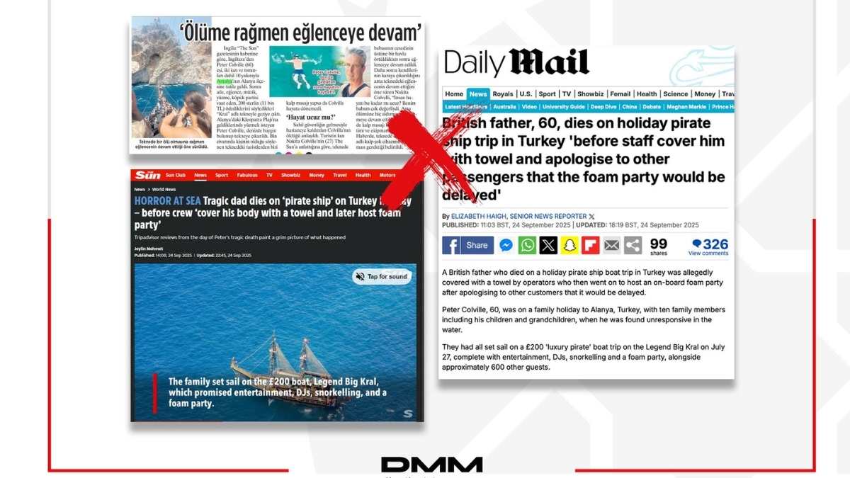 dezenformasyonla mücadele merkezi turistin ölmediğini duyurdu