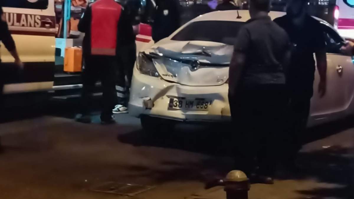 SİVAS CADDESİNDE ZİNCİRLEME KAZA