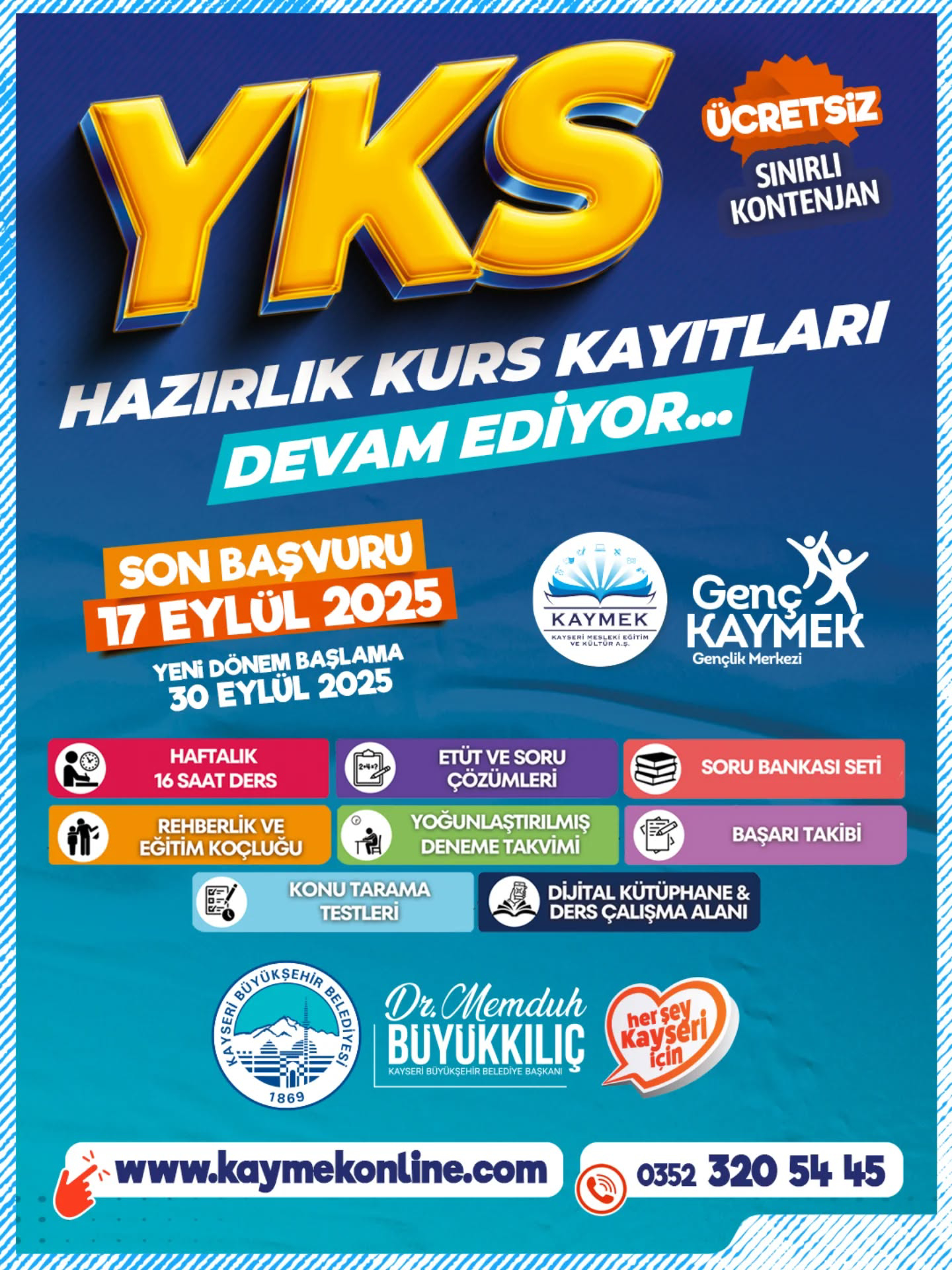 Kaymek’in Ücretsiz Yks Kursuna Kayıtlar Sürüyor (2)