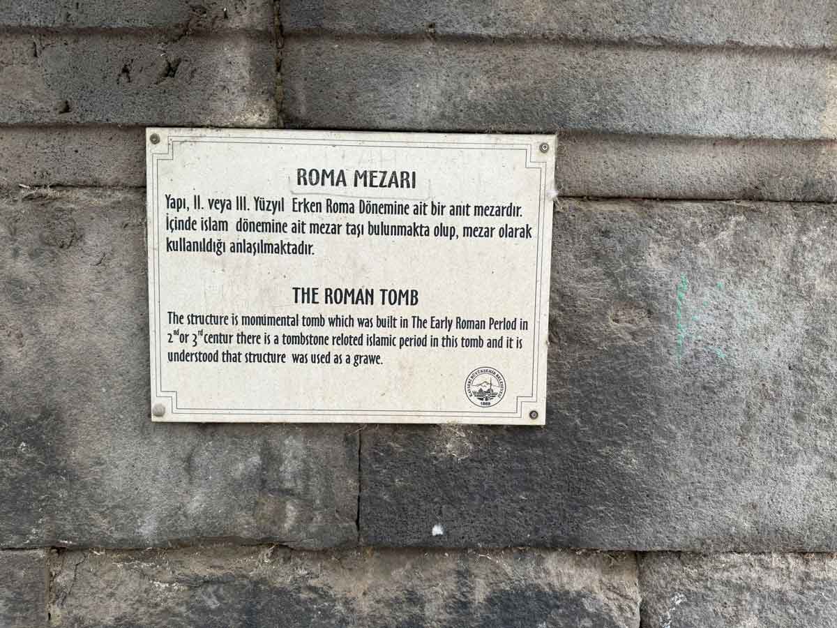 Kayseri Roma Mezarı 5