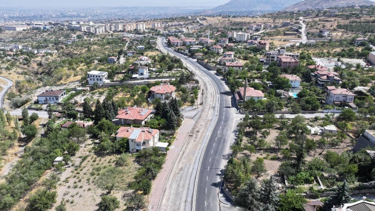 Kayseri’de Trafiği Rahatlatacak Yolun Ilk Etabı Tamamlandı (1)