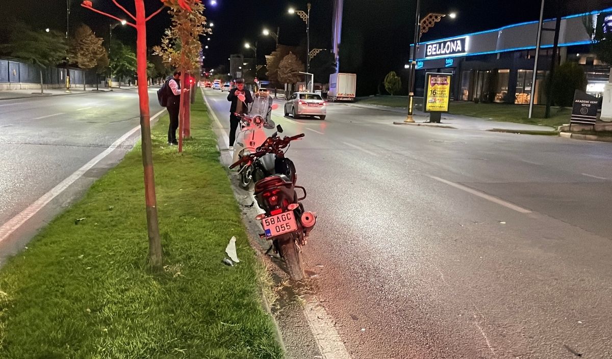 Sivas’ta Motosiklet Kazası! (1)