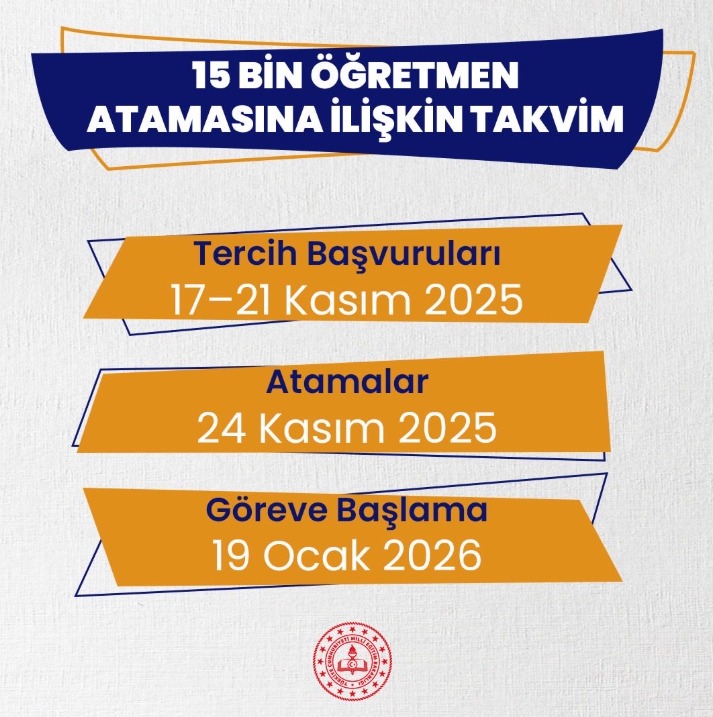 15 Bin Öğretmen Ataması Için Tercih