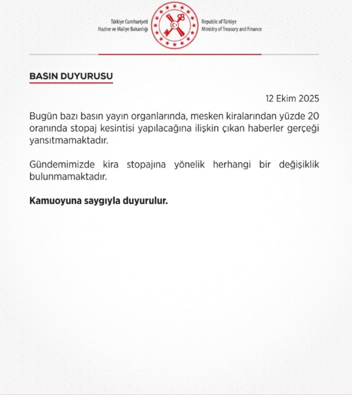Hazine ve maliye bakanlığı