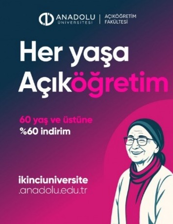 60 Yaş Ve Üzerindekilere Üniversite Fırsatı Anadolu Üniversitesi’nden Özel Program-1