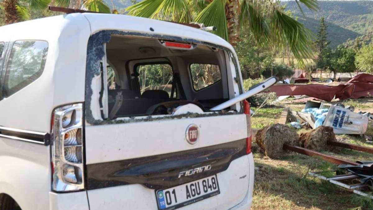 Adanada Okulun Çatısı Uçtu (4)