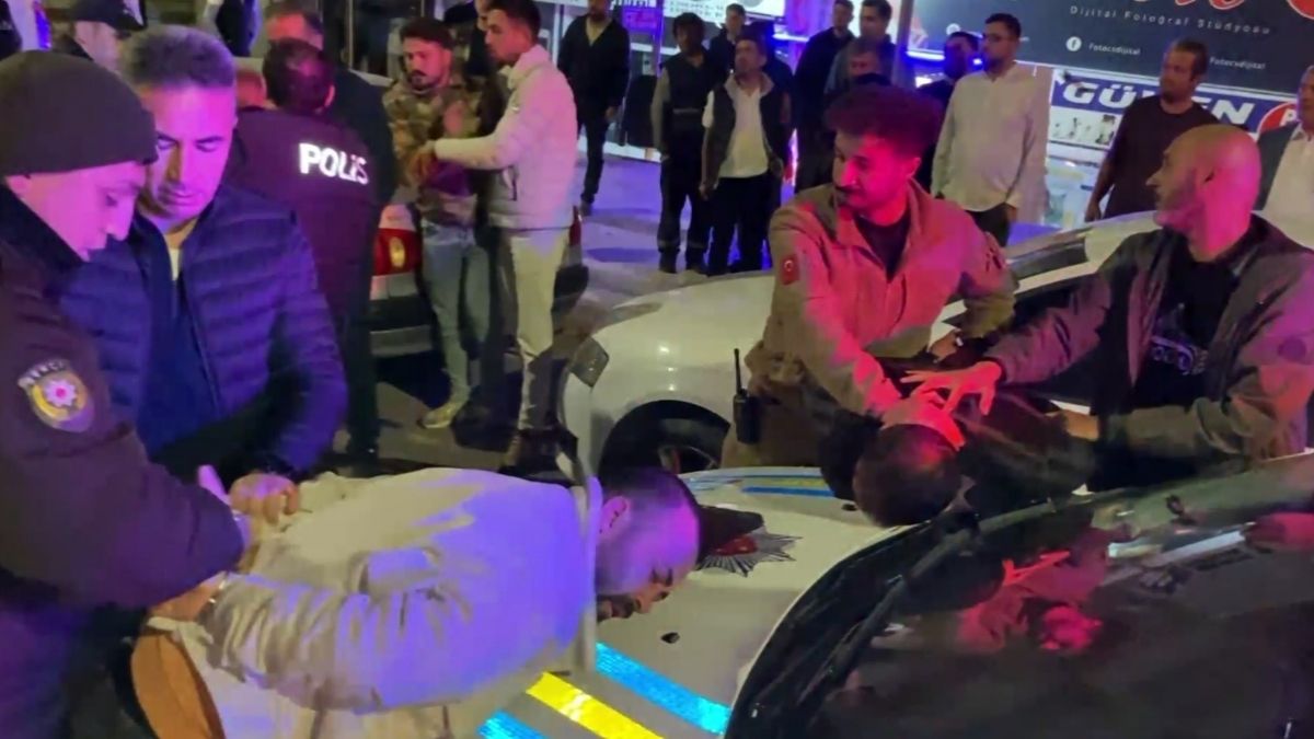 Aksaray Alkollü Sürücü Polise Saldırı (4)