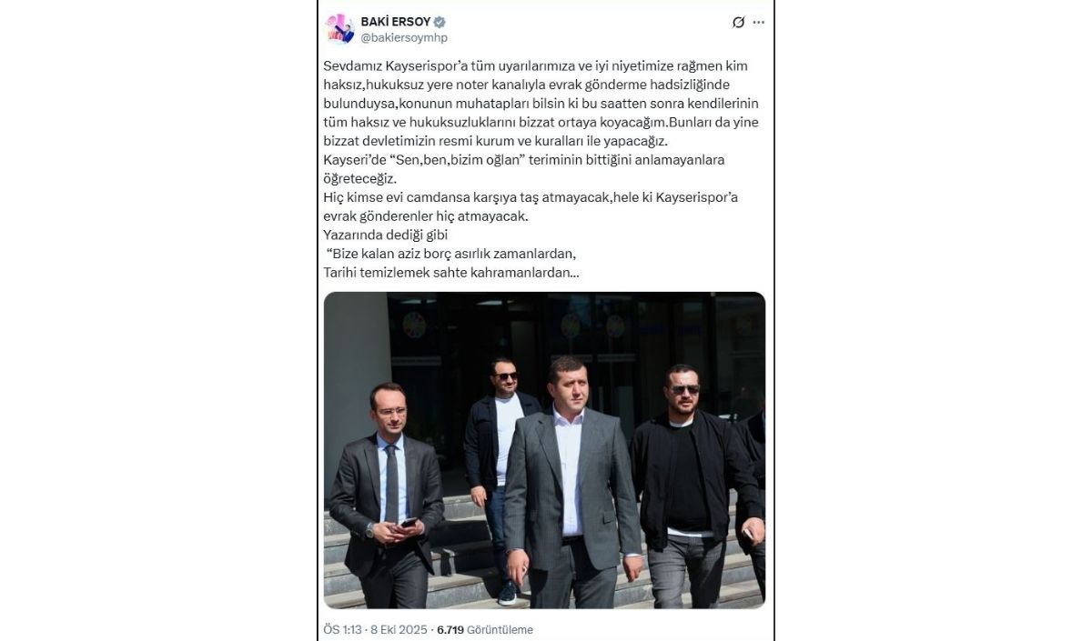Baki Ersoy Ks Ihtarı