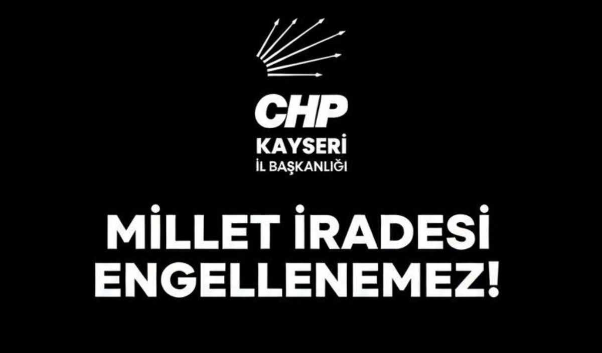Chp Kayseri İl Başkanlığı’ndan Bayrampaşa Seçimlerine Sert Tepki (2)