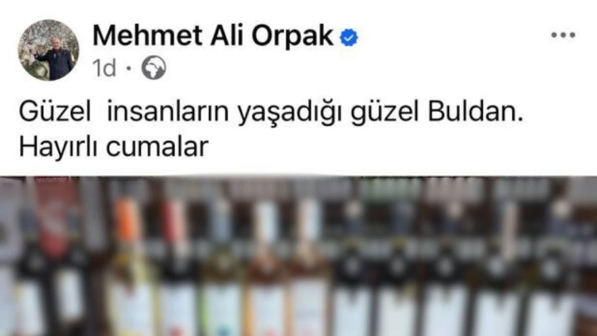 Chpli Başkan Alkol Şişeleri Cuma Mesajı