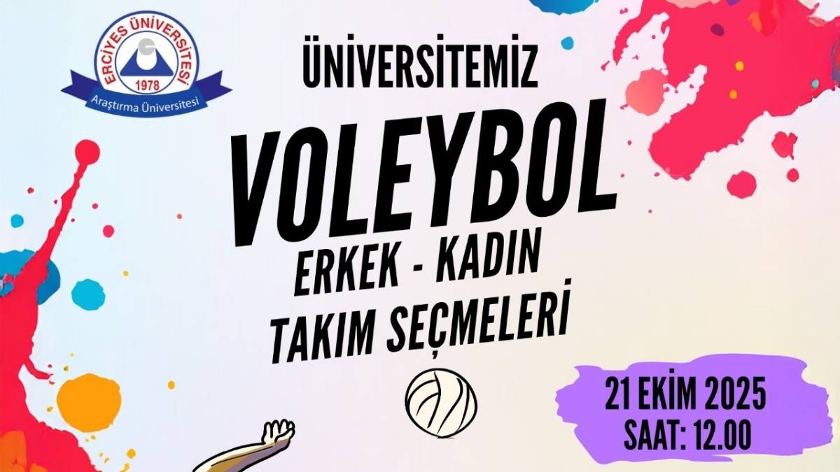Ercieys Üniversitesi Voleybol Seçmeleri