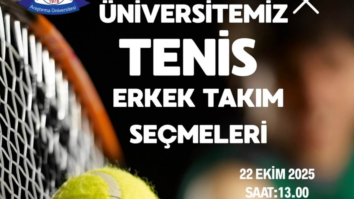 Erciyes Üniversitesi Tenis Erkek Takımı Seçmeleri2