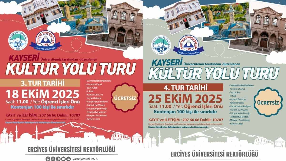 Erciyes Üniversitesi’nden Kültür Yolu Turu1