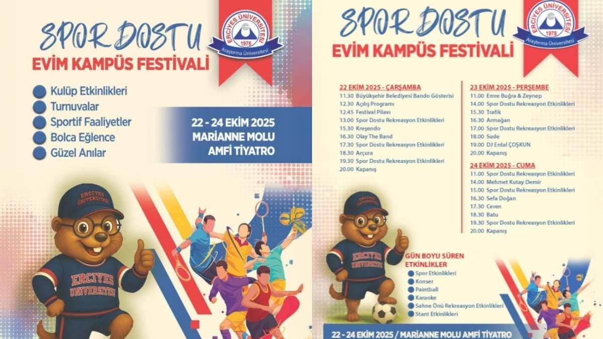 “Evim Kampüs Festivali Başlıyor Üç Gün Boyunca Spor Ve Müzik Rüzgârı Esecek”3