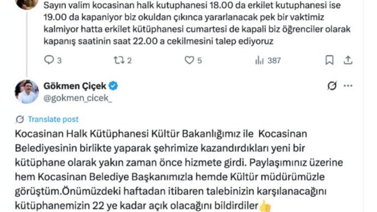 Gökmen Çiçek Kütüphane