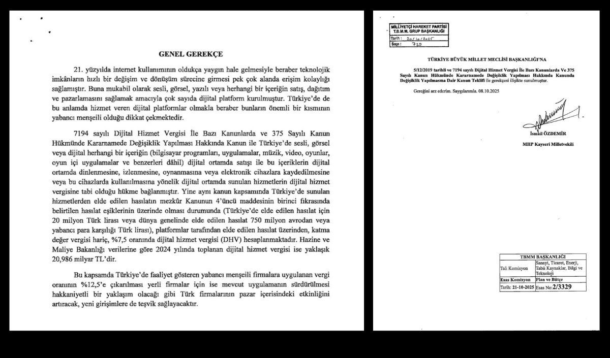 Ismail Özdemir Kanun Teklifi