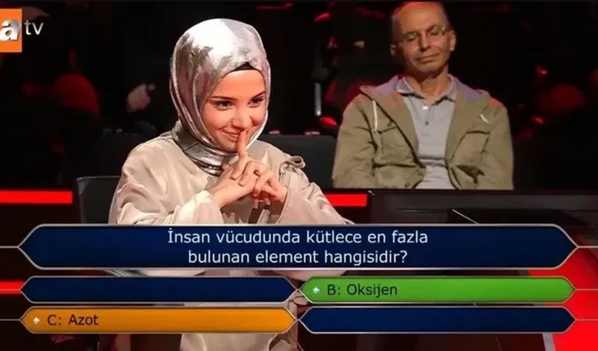 Joker Kullandi, Yi̇ne De Bi̇lemedi̇ Sorunun Cevabını Hatırlamadığını Belirten Genç Yarışmacı, Yarı Yarıya Joker Hakkını Kullandı Ve Şıkları 2'Ye Düşürdü. Doktor Yarışmacı, Geriye Kalan ''Oksijen''