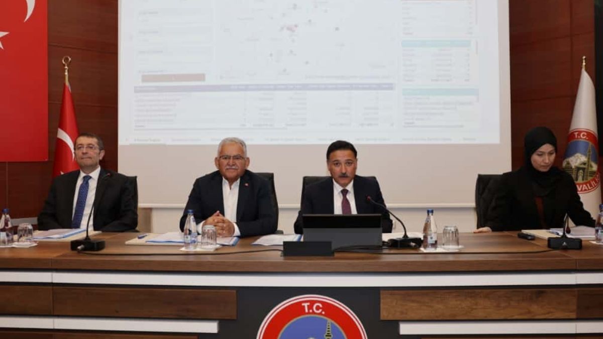 Kayseri Valisi Gökmen Çiçek Başkanlığında Düzenlenen İl Koordinasyon Kurulu 4. Dönem Toplantısı (5)
