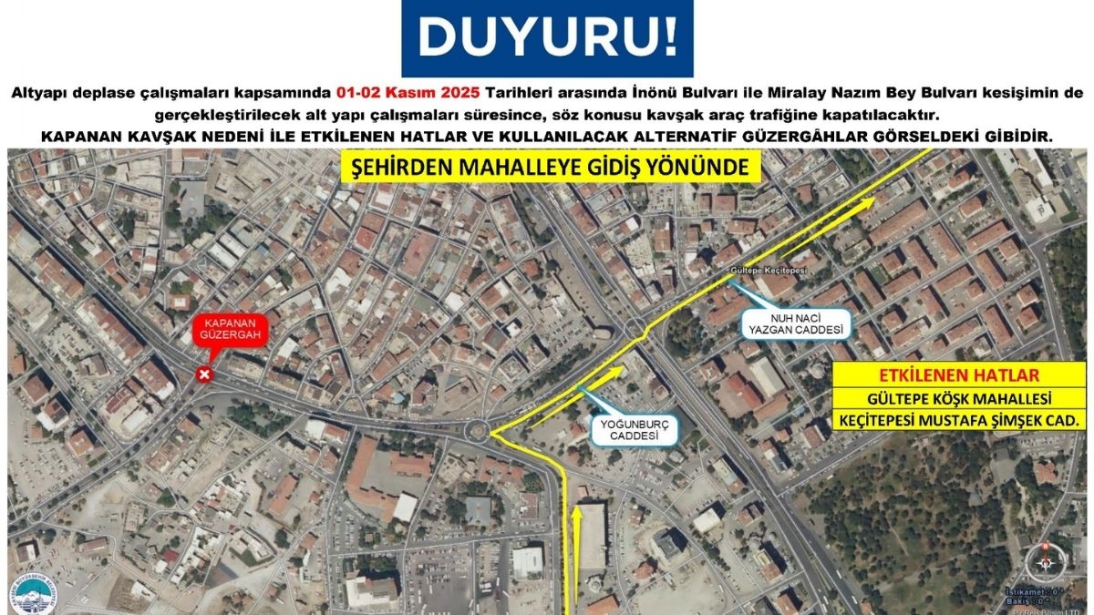 Kayseri Yol Yapım Otobüs Güzergahları (7)