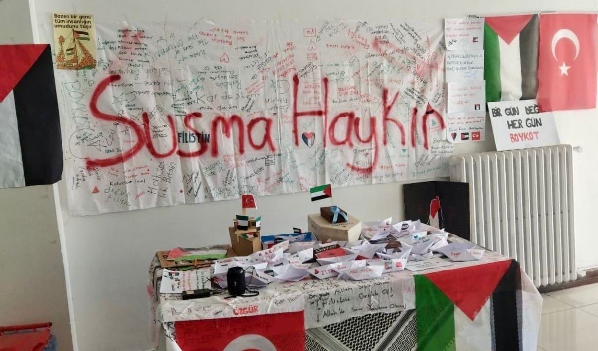 Kayseri’de Okullar Filistin Için Tek Yürek Oldu (4)