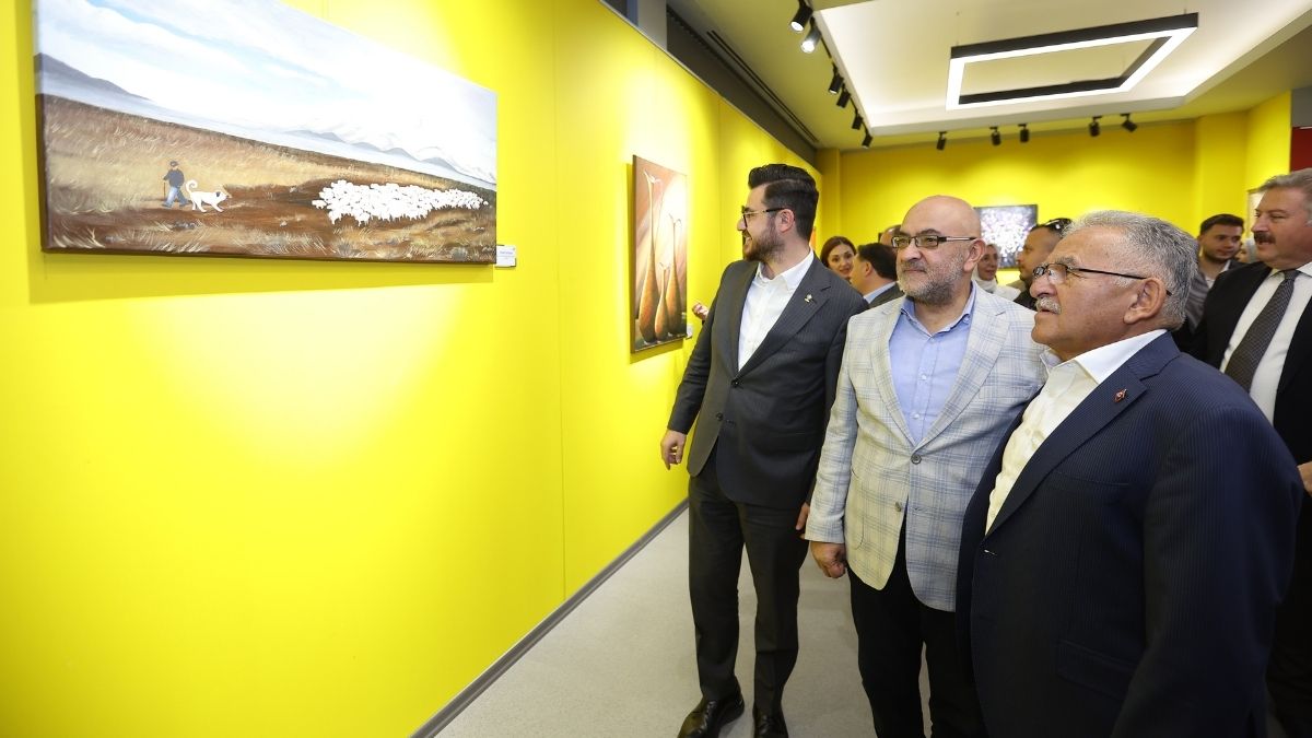 Kayseri’de Renklerin Dili Resim Sergisi Büyük Ilgi Gördü (5)