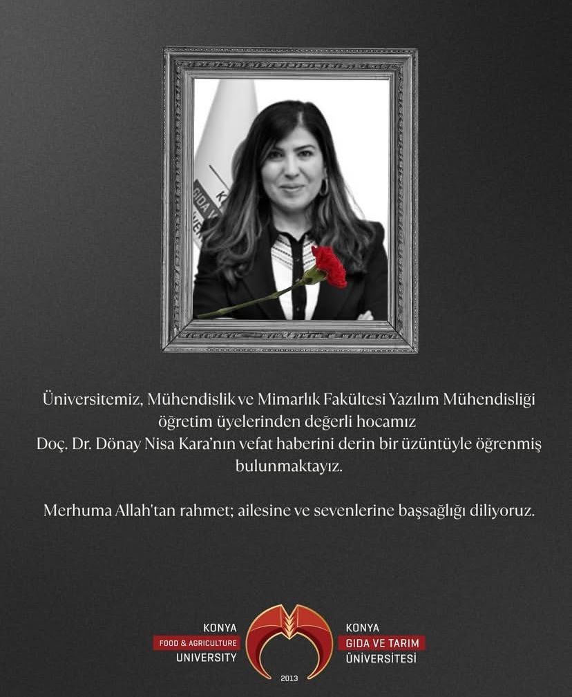 Kayserili Doç. Dr. Dönay Nisa Kara Hayatını Kaybetti-1