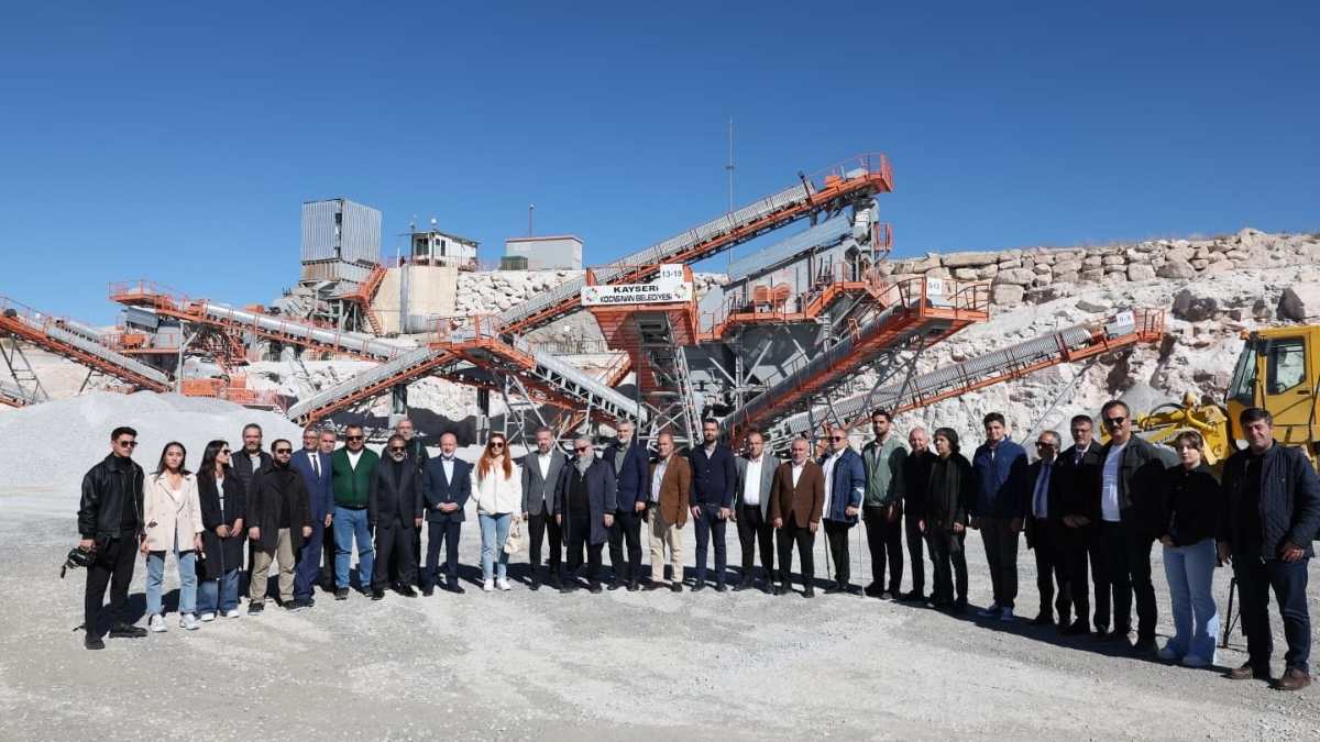 Kocasinan Belediyesi’nden Rekor Üretim 1 Milyonuncu Ton Agrega Üretildi7