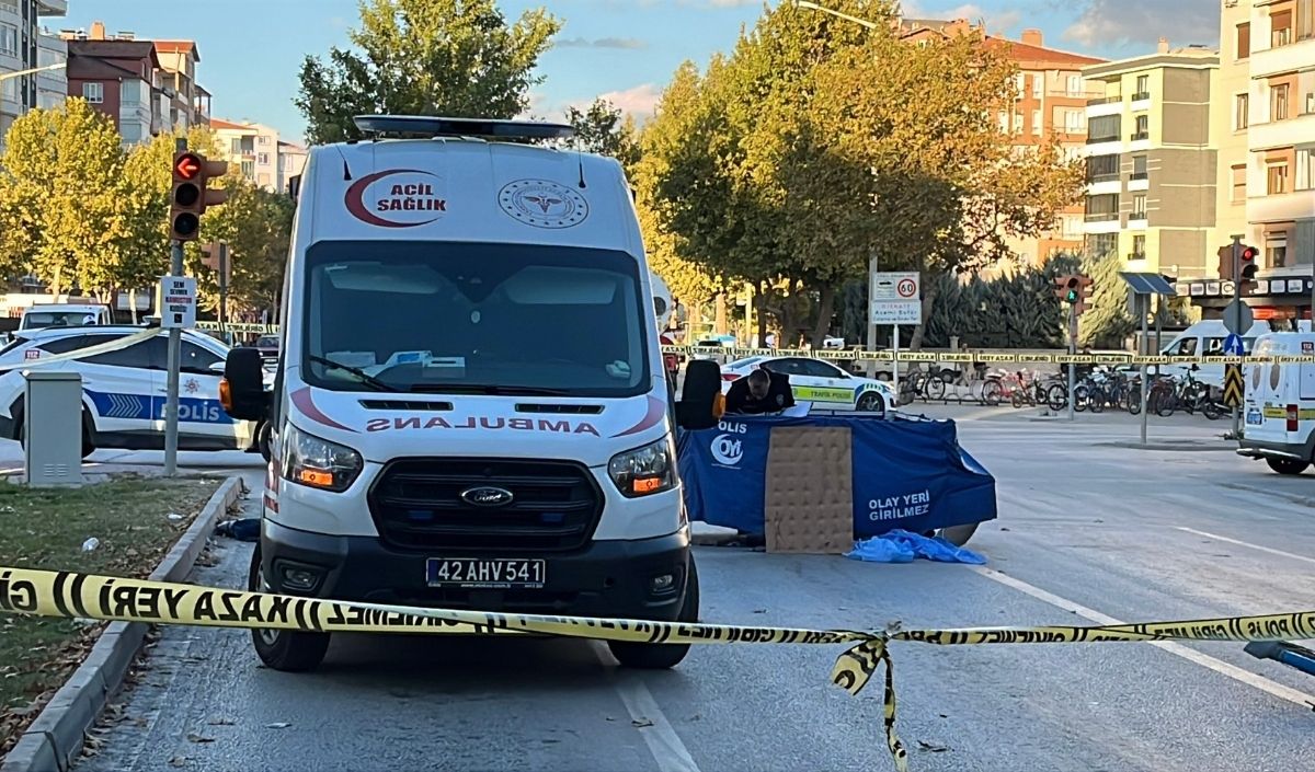 Konya’da Tanker Bisikletliye Çarptı! 1 Kişi Hayatını Kaybetti (1)
