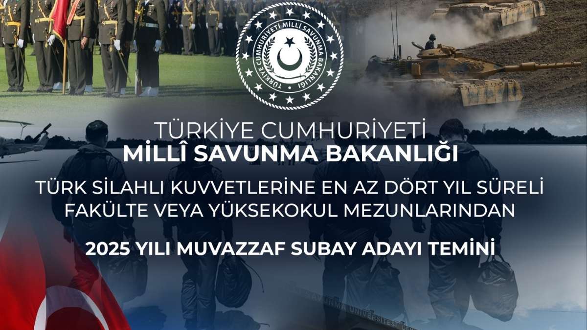 Milli Savunma Bakanligi 2025 Muvazzaf Subay Alimi