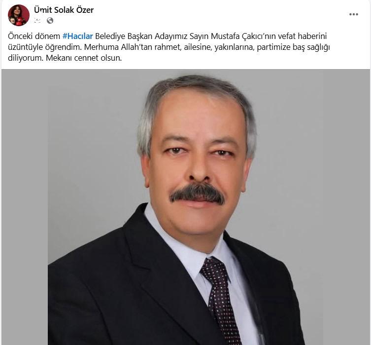 Mustafa Çakıcı Hayatını Kaybetti