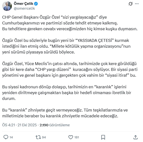 Omer Celik X