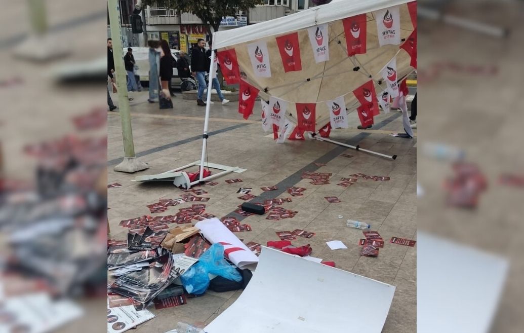 Zafer Partisi Stant Saldırı Mhp Mankurt (2)