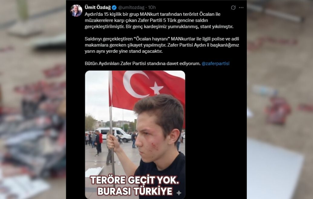 Zafer Partisi Stant Saldırı Mhp Mankurt (3)