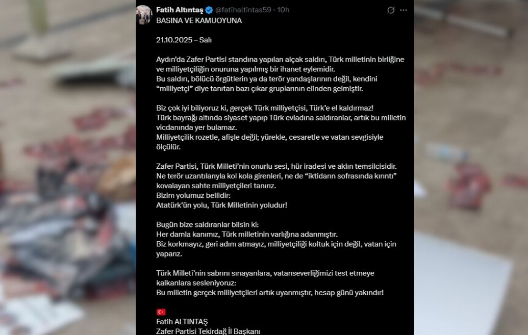Zafer Partisi Stant Saldırı Mhp Mankurt (4)