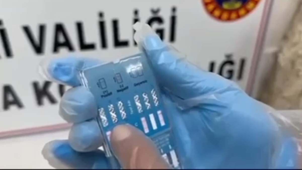 Gelinlikten Metanfetamin Çıktı