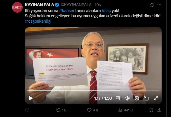 65 Yaş Üstüne Kanser Ilacı Engeli! Her Dozu 80 Bin