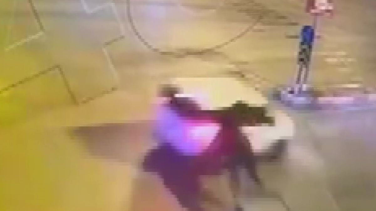 Adana'da Başıboş At Araca Çaprtı (1)