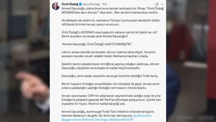 Davutoğlu Özdağ Mossad (1)