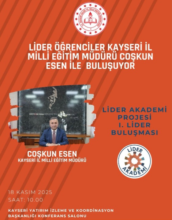 Kayseri’de “1. Lider Buluşması” Yarın Gerçekleşecek-1