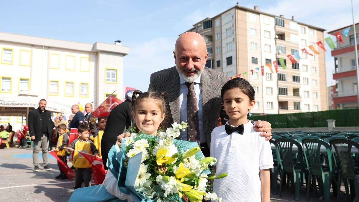 Kayseri’de Eğitime Büyük Yatırım Okulun Kapısı Dualarla Açıldı!10