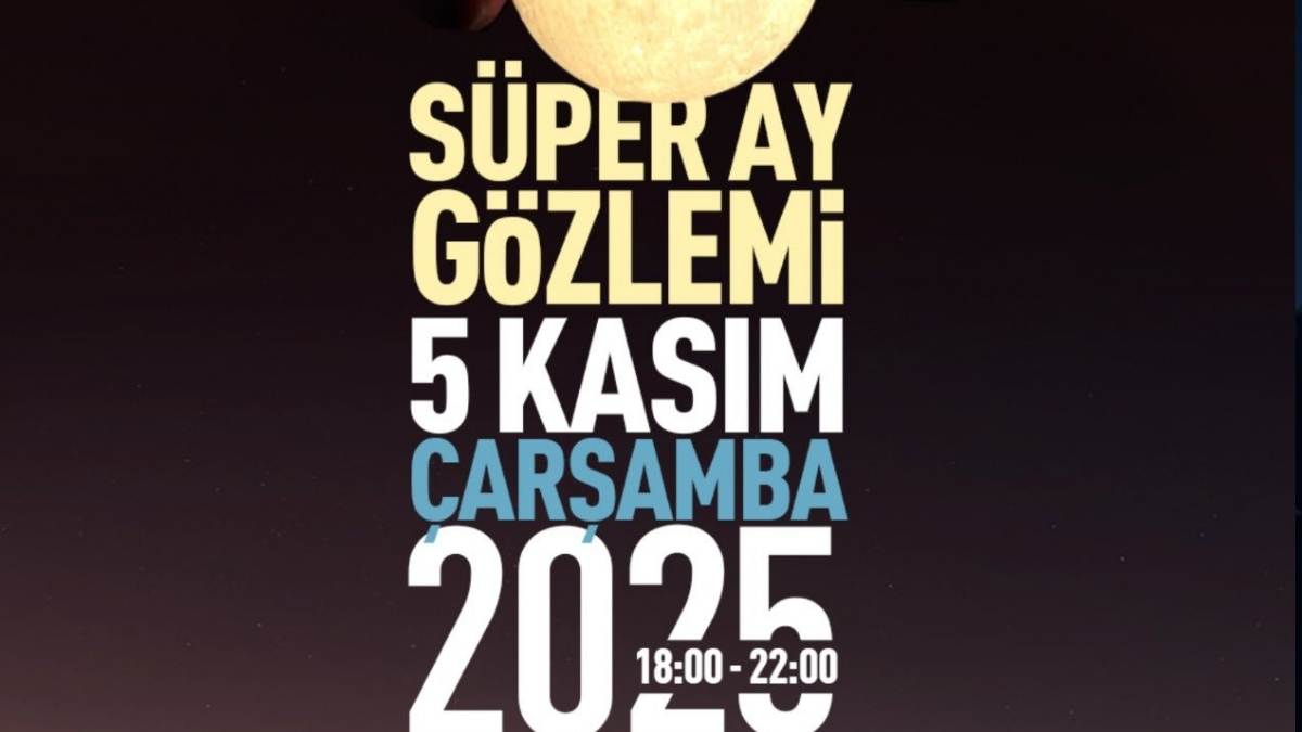 Kocasinan Belediyesi’nden Gökyüzü Şöleni Süper Ay Yakından Incelenecek
