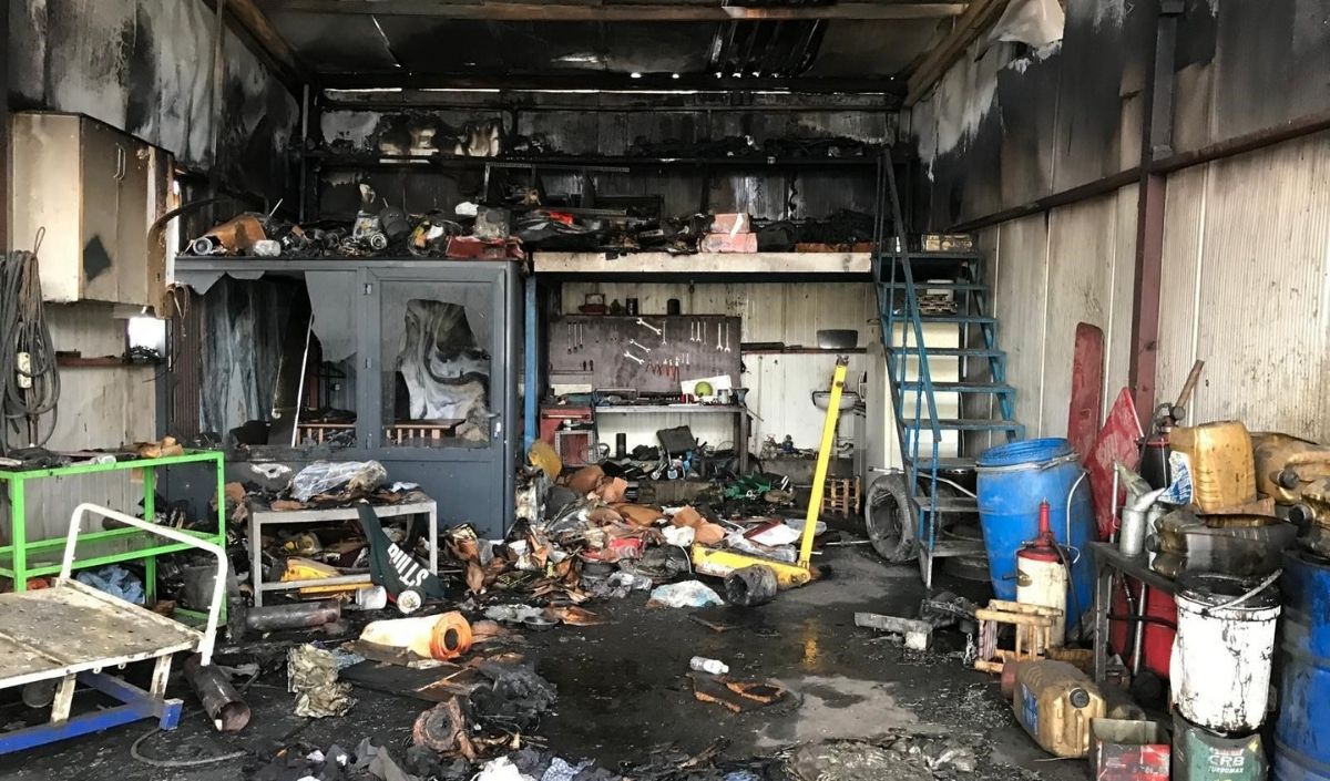 Konya Sanayi Sitesinde 9 Iş Yeri Alevlere Teslim Oldu (2)