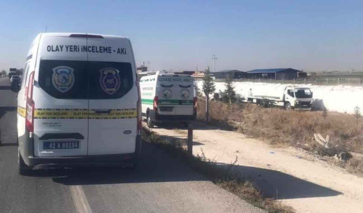 Konya’da Otomobil Takla Attı 1 Ölü 1 Yaralı (1)