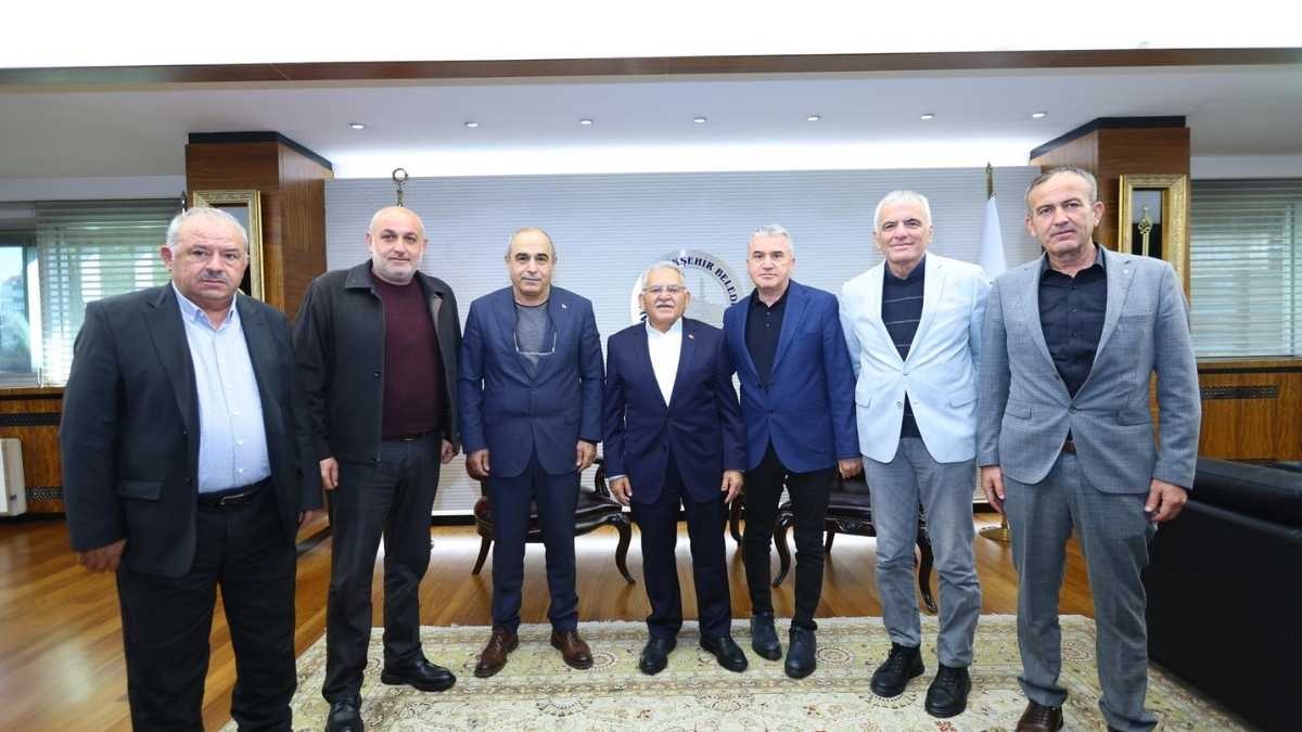 Mersin Kayserililer Yardımlaşma, Dayanışma Ve Kültür Derneği Başkanı Mustafa Alpar Ve Beraberindeki Heyet Ziyaret 2