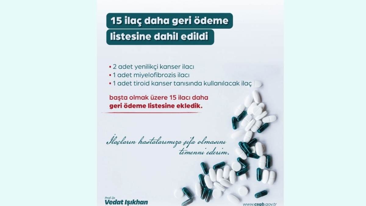 Sgk’dan Yeni Düzenleme 15 Ilaç Geri Ödeme Listesine Alındı