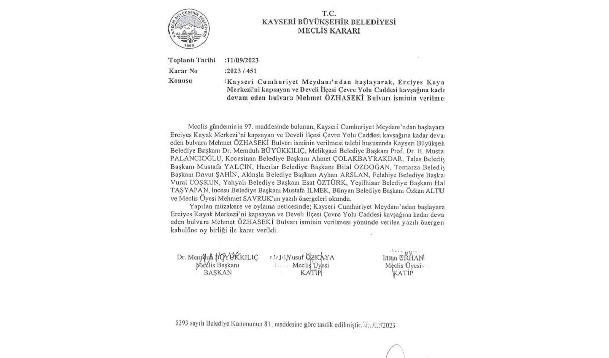 Melikgazi Belediye Başkanı Palancıoğlu, Sessiz Sedasız PROF. DR. Oldu!