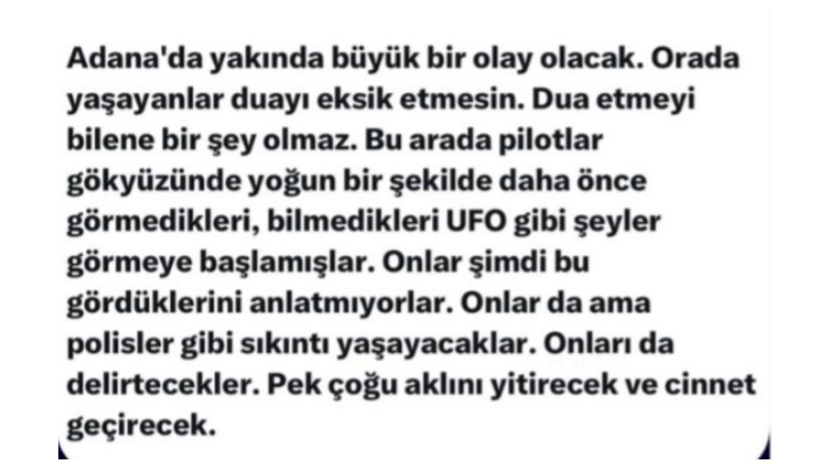 Adana Ile Ilgili Iddialar