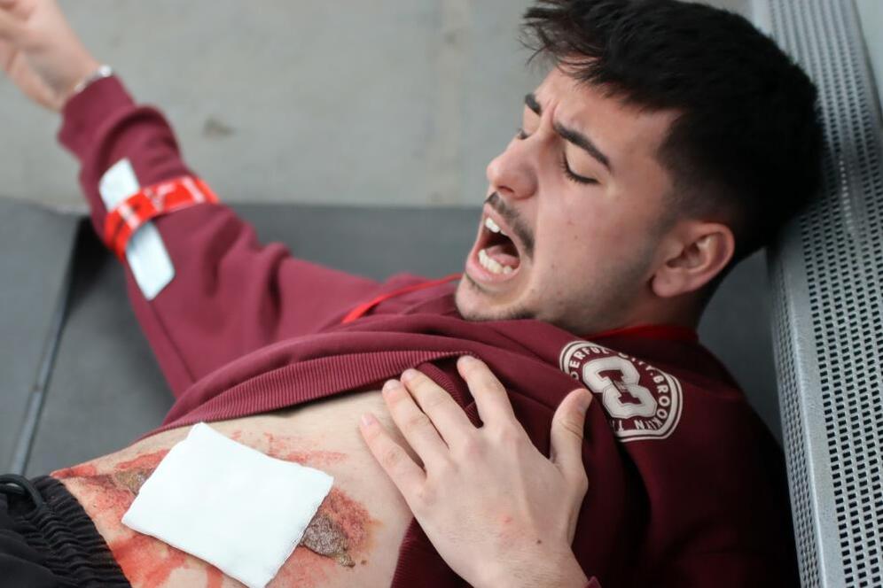 otobüs kazası tatbikati