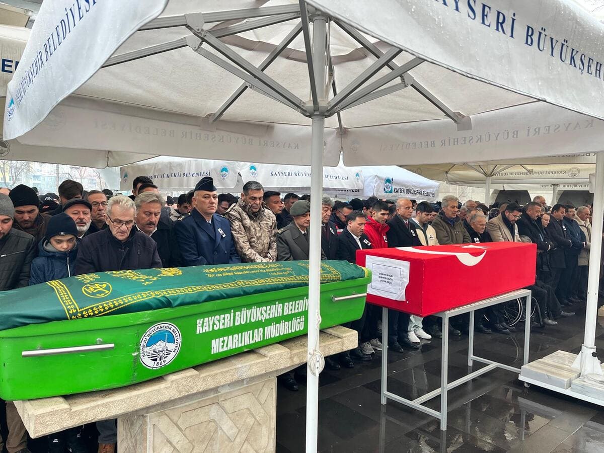 Kıbrıs Gazisi son yolculuğuna uğurlandı